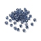 Imitation Austrian Crystal Beads, Grade AAA, K9 Glass, Faceted, Bicone, Marine Blue, 3x3mm, Hole: 0.7~0.9mm