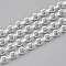 3.28 Feet 304 Stainless Steel Rolo Chains, Belcher Chain, Unwelded, Silver Color Plated, 6x2mm