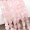 Natural Rose Quartz Beads Strands, Nuggets, Tumbled Stone, 5~9x5~8.5x3~6mm, Hole: 0.8~0.9mm, about 31pcs/strand, 7.87''(20cm)