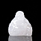 Natural Quartz Crystal Carved Healing Buddha Figurines, Reiki Energy Stone Display Decorations, 30x30mm
