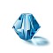 Preciosa® Crystal Beads, Czech Crystal, Bicone(451 69 302 Rondelle), 60120 Malibu Blue, 6mm, Hole: 1mm