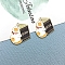 Alloy Enamel Pendants, Golden, Cat with Book Charm, Black, 26x24mm