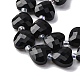 Природные обсидиана бисер нитей&nbsp;X-G-P570-E20-01-4
