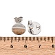 Фурнитура для сережек-гвоздиков из нержавеющей стали 304 STAS-D371-02P-04-3