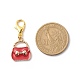 День святого валентина тема сплав эмаль кулон украшение HJEW-JM00755-3