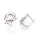 Латунная фурнитура для хооп серег KK-N267-31P-2