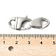 Застежки-лобстеры из хирургической нержавеющей стали 316 STAS-H234-10P-01-3