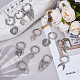 14 шт. 7 стиля подвески для обуви в виде крыла из сплава HJEW-PH02096-2