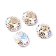 Кабошоны из стекла со стразом k9 RGLA-P030-06B-M01-3