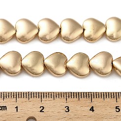 Стеклянные бусины с гальваническим покрытием &nbsp;EGLA-H109-12-03