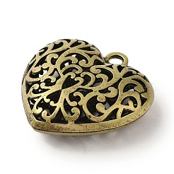 Большие полые подвески из сплава в тибетском стиле TIBEP-L021-001AB