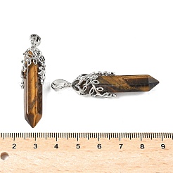 Природных тигровый глаз подвески&nbsp;G-M450-01P-13