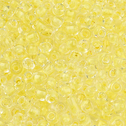 Светящиеся в темноте прозрачные стеклянные бусины 8/0 шт.&nbsp;SEED-YWC0001-01G