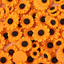 Кабошоны из смолы в стиле 100 шт. CRES-CD0001-01