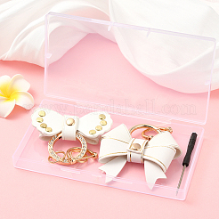 2 шт. 2 стиля подвеска-бантик из искусственной кожи&nbsp;HJEW-SP0001-23B