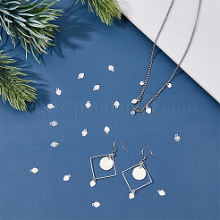 20 шт. 925 серебряные цепочки-сердечки-удлинители STER-DC0001-41