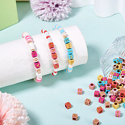 48 г 8 цвета непрозрачные акриловые бусины OACR-TA0003-51