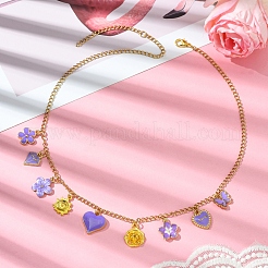 Ожерелья из нержавеющей стали 304 с цепочкой из троса NJEW-FS00005