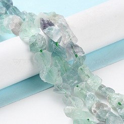 Необработанные необработанные бусины из натурального флюорита G-B065-C19