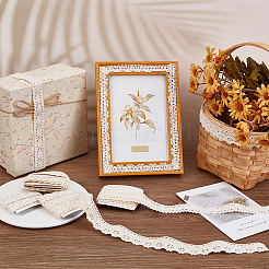 4 рулон 4-х видов хлопковой цветочной кружевной ленты&nbsp;OCOR-FG0002-77B