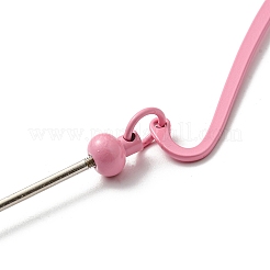 Закладки из железа и сплавов с подвеской из бисера AJEW-G055-02B