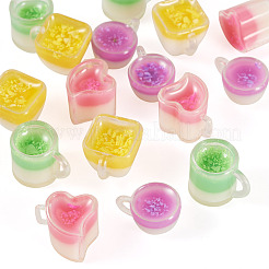 4 шт. 4 стиля смоляной чашки мини модель&nbsp;DJEW-TAC0011-04