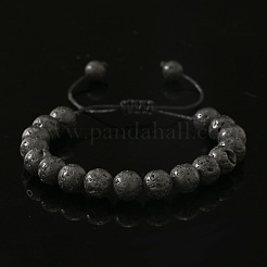 Браслеты из бисера из натуральной лавы для мужчин FE1044
