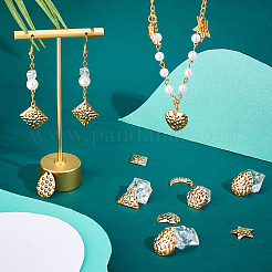 20 шт. 10-х стилевые текстурированные подвески из нержавеющей стали&nbsp;FIND-GA0002-23