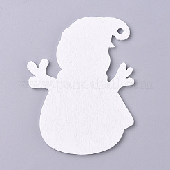 Большие подвески из натурального дерева тополь&nbsp;LS-WOOD-D010-02B