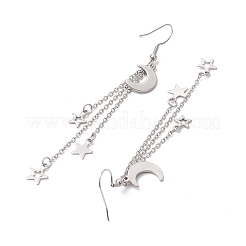 Серьги-кисточки из нержавеющей стали 304 для женщин EJEW-JE06399-02