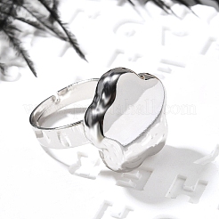 Регулируемое кольцо для пальца из нержавеющей стали 304&nbsp;RJEW-H244-02P