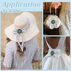 4шт железно-стеклянные кабошоны FIND-FG0004-86A