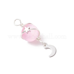 Подвески из натурального селенита&nbsp;PALLOY-JF03769-02