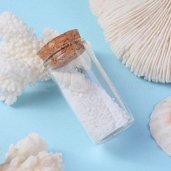 Пустые бутылки с небольшим стеклянным пробком AJEW-WH0035-03-3x6cm