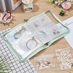 Сумка для хранения ювелирных изделий из ПВХ с вкладышами ODIS-WH0038-90A