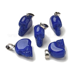 Крашеные натуральный белый нефрит подвески&nbsp;G-Z067-02P-09