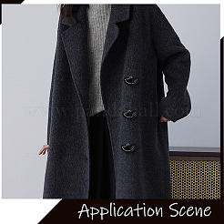 16 шт. пуговицы ручной работы из искусственной кожи с двумя отверстиями на ножке&nbsp;BUTT-CL0001-02