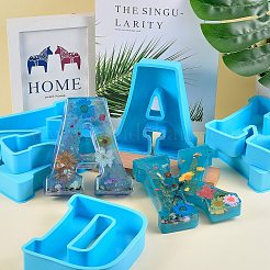 Силиконовые Молды алфавит DIY-SZC0006-01A-A