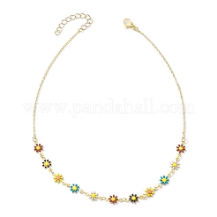 Комплекты латунных ожерелий для женщин NJEW-JN04805