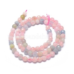 Природные морганит нитей бисера G-G792-32B