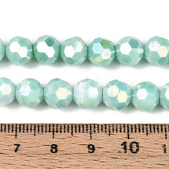 Антикоррозийные гальванические стеклянные бусины EGLA-T021-8mm-15-11