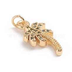 Латунные микро проложить кубического циркония подвески&nbsp;ZIRC-G165-01G