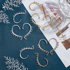 36шт 3 цвета сплава ушные манжеты выводы FIND-CA0005-23