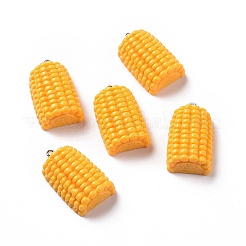 Подвески из непрозрачной смолы с овощами RESI-H144-08