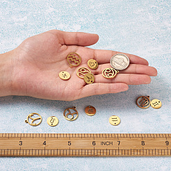 24 шт. подвески из нержавеющей стали 304&nbsp;STAS-TA0001-30G