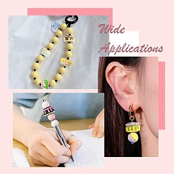 9шт 9 цвета непрозрачные акриловые бусины&nbsp;OACR-CJ0002-63