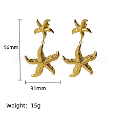 Серьги-гвоздики из нержавеющей стали 304&nbsp;OU5741-1