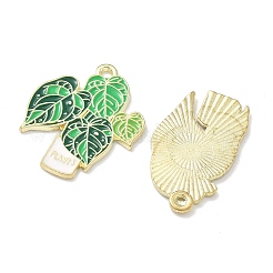 Подвески из сплава с эмалью&nbsp;ENAM-P266-01B-G