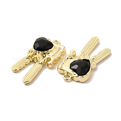 Стеклянные подвески в форме сердца&nbsp;PALLOY-E024-29LG-03