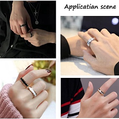 201 закрепка для кольца из нержавеющей стали с канавками MAK-WH0007-16P